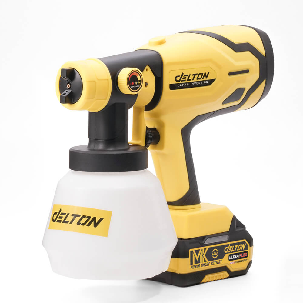 เครื่องพ่นสีไร้สาย (พร้อมแบตเตอรี่) DELTON รุ่น CPS-1200 900 วัตต์ 1,200CC